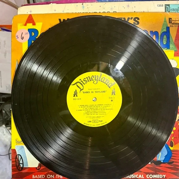 Four vintage Disney LP’s
